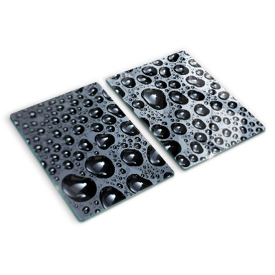Tagliere in vetro Gocce d'acqua sul vetro