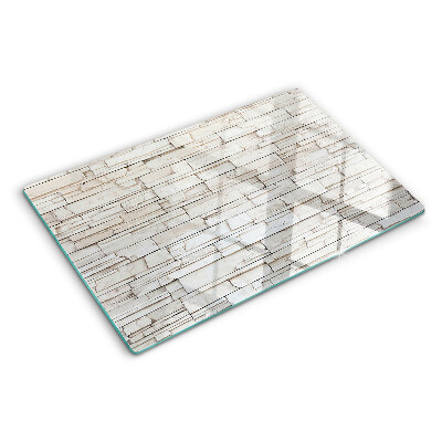 Tagliere in vetro temperato con motivo in ardesia