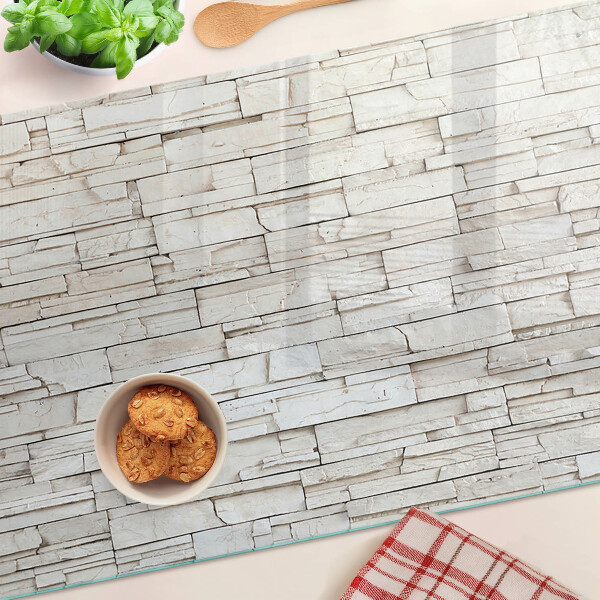 Tagliere in vetro temperato con motivo in ardesia