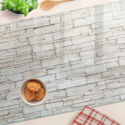 Tagliere in vetro temperato con motivo in ardesia