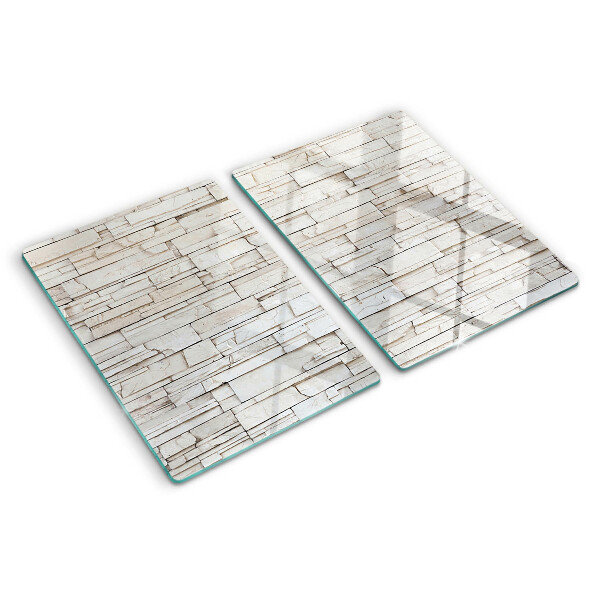 Tagliere in vetro temperato con motivo in ardesia