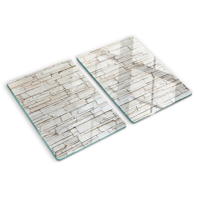 Tagliere in vetro temperato con motivo in ardesia