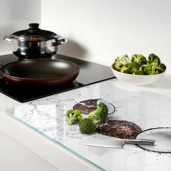 Tagliere in vetro temperato con stampa a motivo 