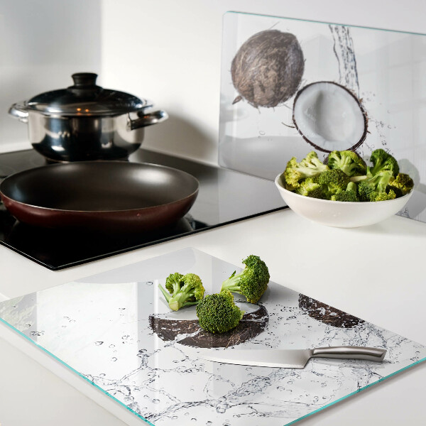 Tagliere in vetro temperato con stampa a motivo 