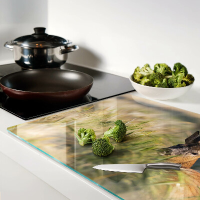 Tagliere in vetro temperato con motivo 