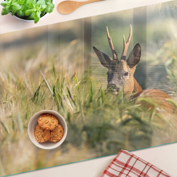 Tagliere in vetro temperato con motivo 