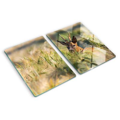 Tagliere in vetro temperato con motivo 