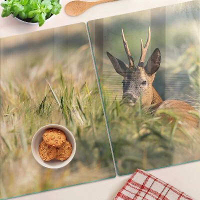 Tagliere in vetro temperato con motivo 