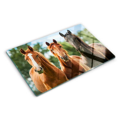 Tagliere in vetro con stampa 