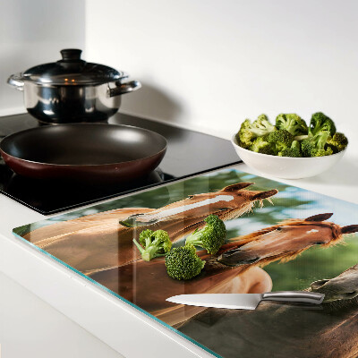 Tagliere in vetro con stampa 