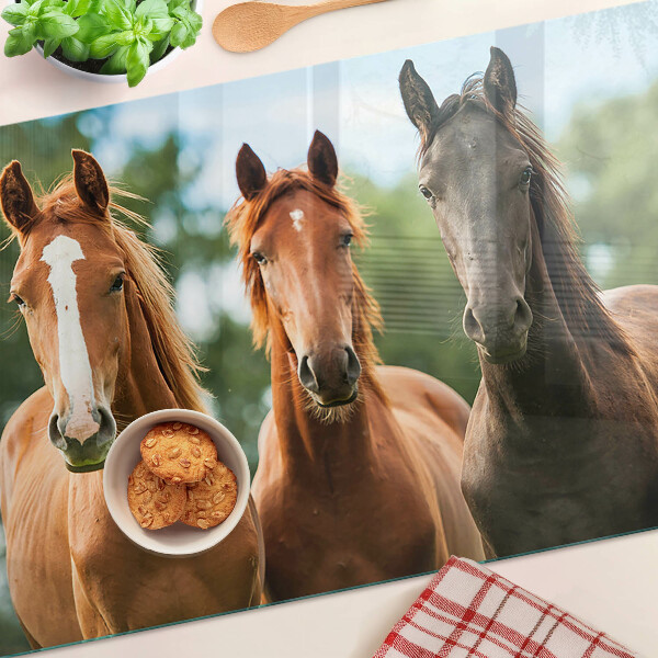 Tagliere in vetro con stampa 