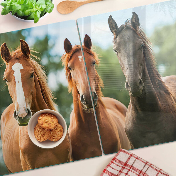 Tagliere in vetro con stampa 