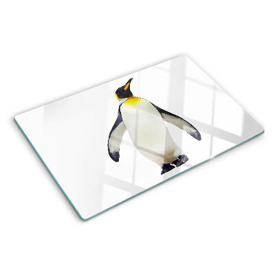 Tagliere in vetro Pinguino sul ghiaccio
