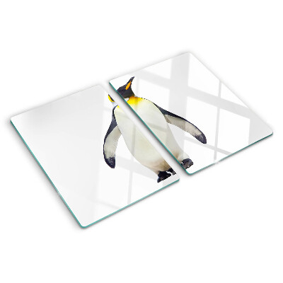 Tagliere in vetro Pinguino sul ghiaccio