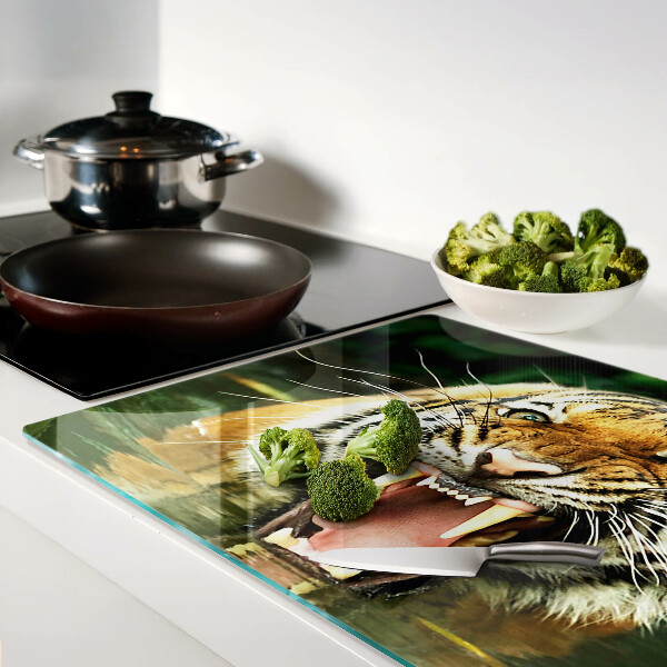 Tagliere in vetro temperato con stampa del motivo 