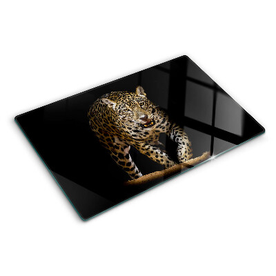 Tagliere in vetro Leopardo in movimento