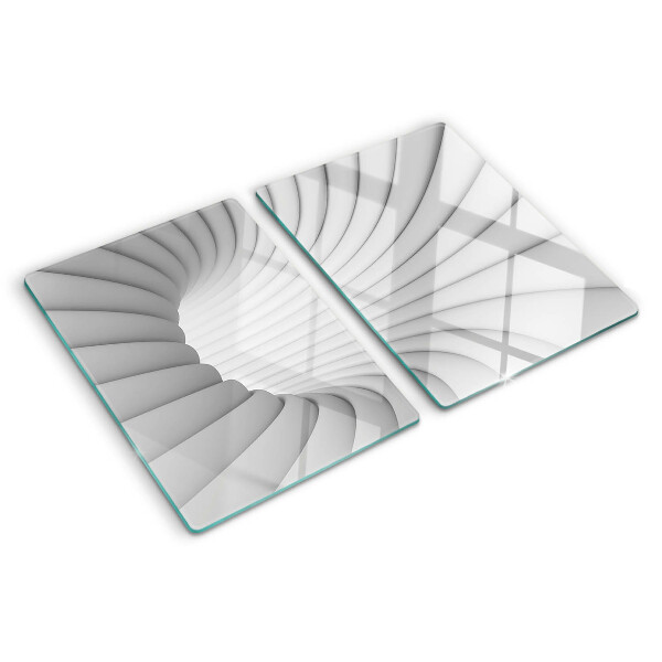 Tagliere in vetro temperato Interno a spirale