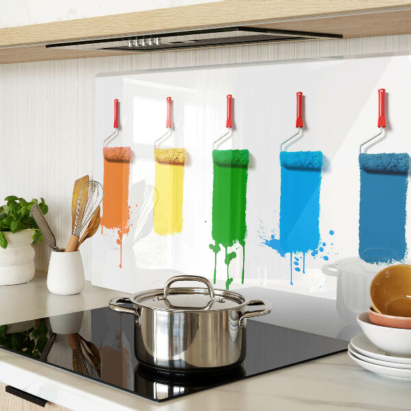 Tagliere in vetro con motivo 