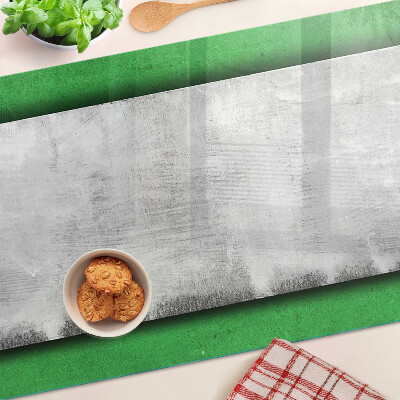 Tagliere in vetro temperato con motivo a linee verde grigio