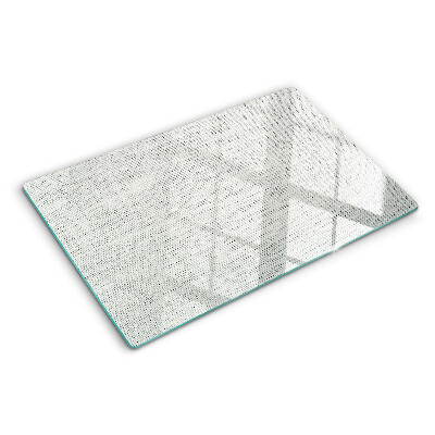 Tagliere in vetro temperato con motivo testurizzato nei toni del grigio