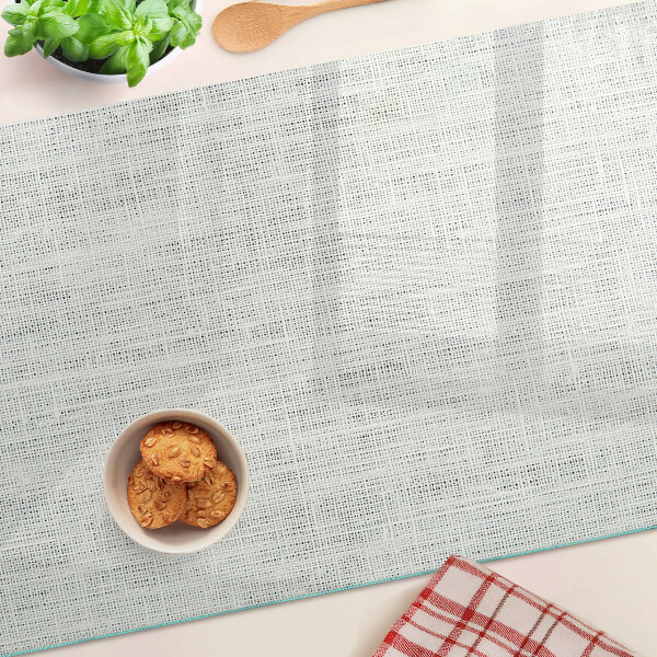 Tagliere in vetro temperato con motivo testurizzato nei toni del grigio