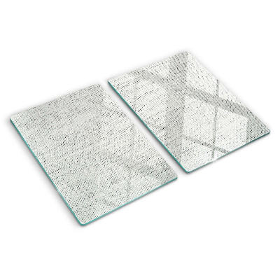 Tagliere in vetro temperato con motivo testurizzato nei toni del grigio