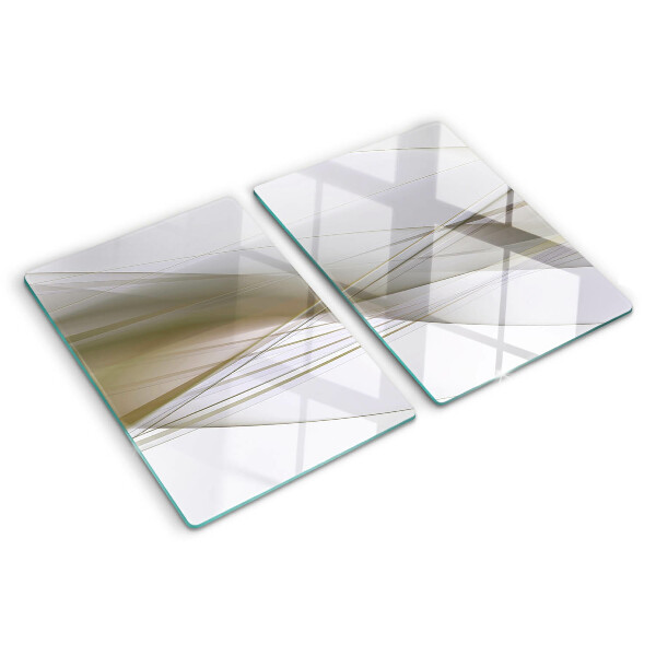 Tagliere in vetro Linee e forme astratte