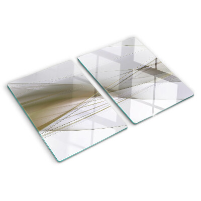 Tagliere in vetro Linee e forme astratte