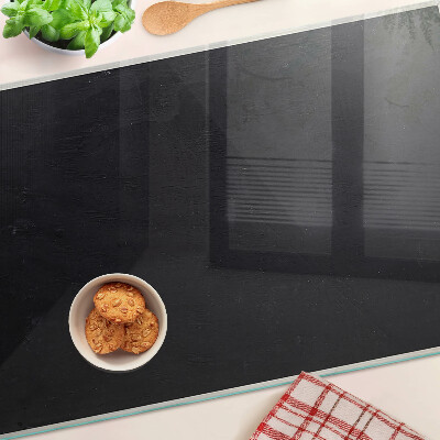 Tagliere in vetro temperato con finitura a motivo marmo nero