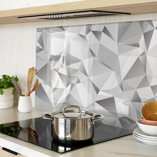 Tagliere in vetro con motivo a diamante