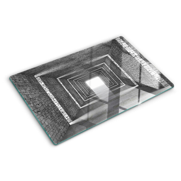 Tagliere in vetro temperato con motivo 