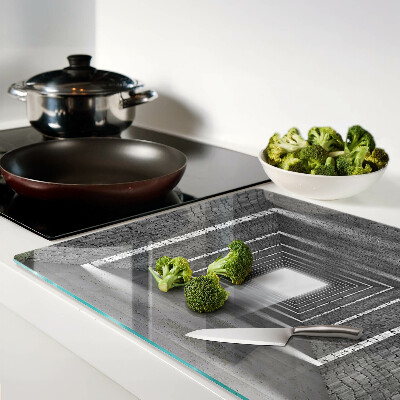 Tagliere in vetro temperato con motivo 