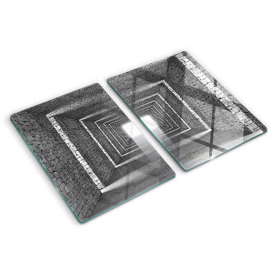 Tagliere in vetro temperato con motivo 