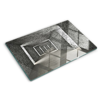 Tagliere in vetro temperato Illusione di spazio nell'architettura