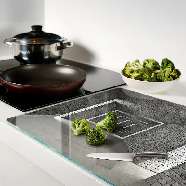 Tagliere in vetro temperato con stampa 