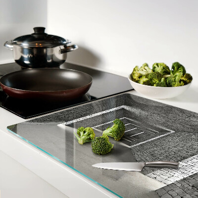 Tagliere in vetro temperato con stampa 