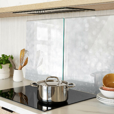 Tagliere in vetro temperato con motivo bokeh scintillante ed effetto luci