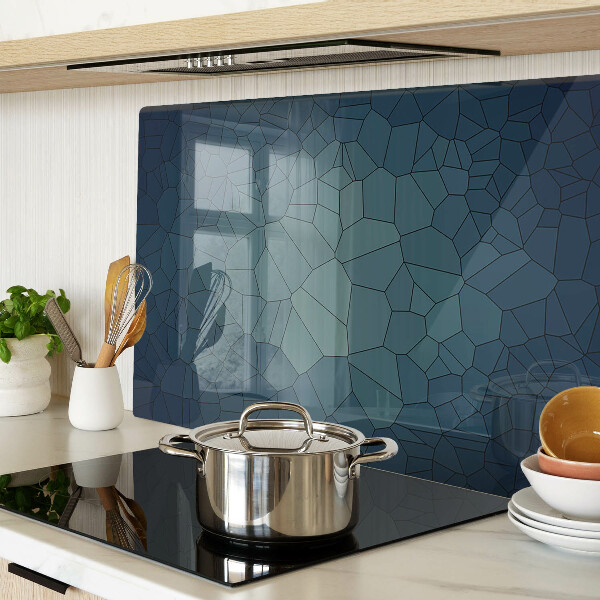 Tagliere in vetro temperato con motivo a mosaico