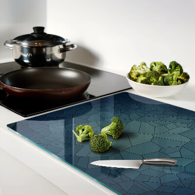 Tagliere in vetro temperato con motivo a mosaico