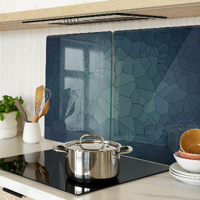 Tagliere in vetro temperato con motivo a mosaico