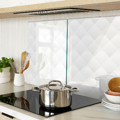 Tagliere in vetro con motivo a rombi