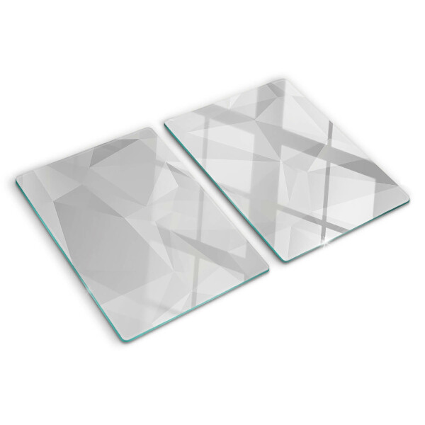 Tagliere in vetro Geometria nei toni del grigio