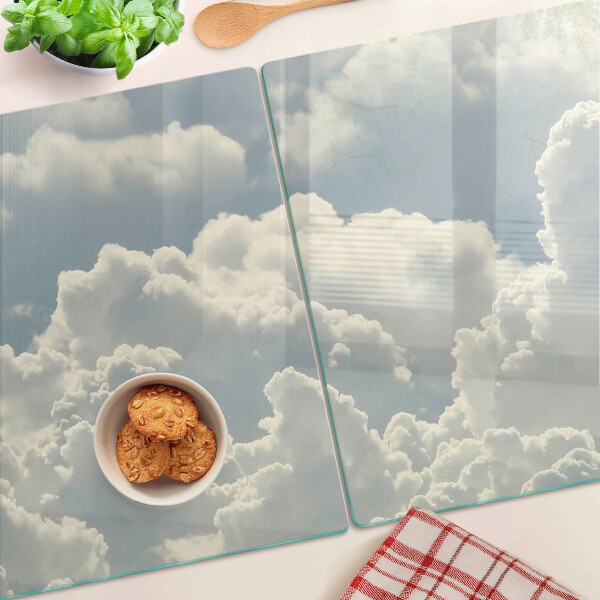 Tagliere in vetro temperato con decorazione 