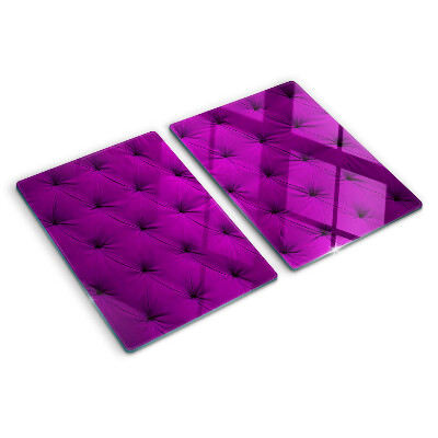 Tagliere in vetro temperato Trapuntatura viola