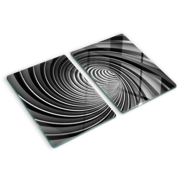 Tagliere in vetro Motivo a spirale vorticosa