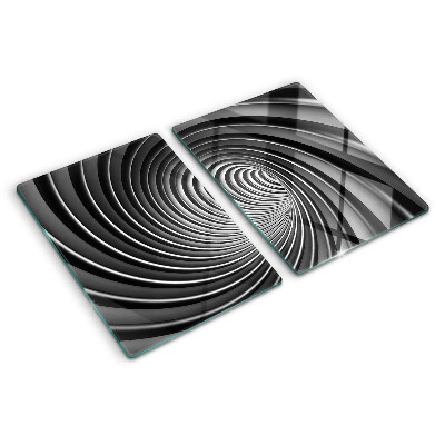 Tagliere in vetro Motivo a spirale vorticosa