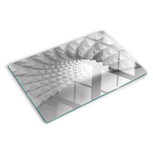 Tagliere in vetro temperato Motivo geometrico 3D