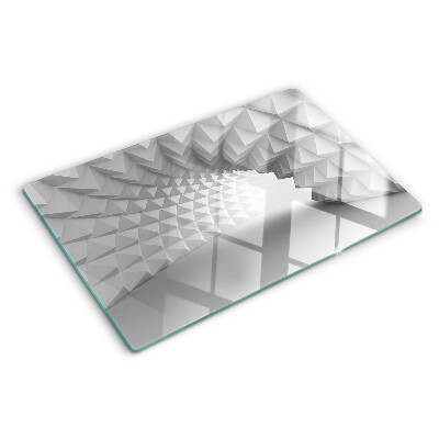 Tagliere in vetro temperato Motivo geometrico 3D