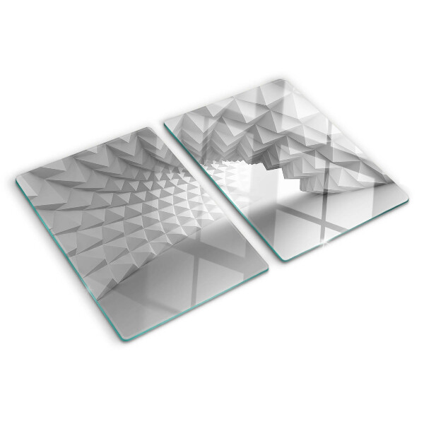 Tagliere in vetro temperato Motivo geometrico 3D