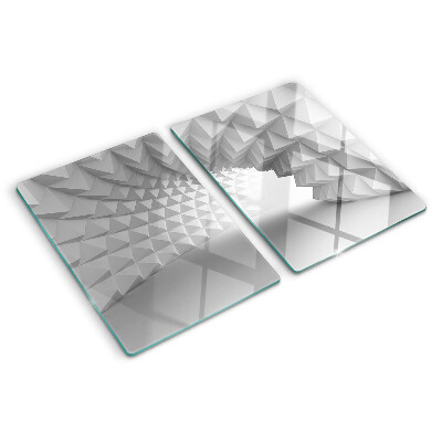 Tagliere in vetro temperato Motivo geometrico 3D